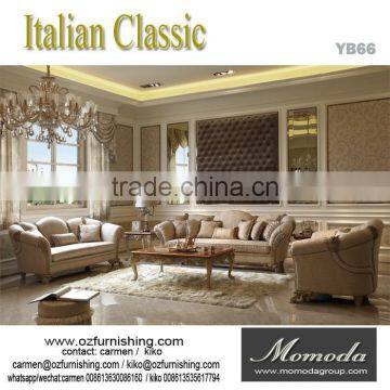 YB66 antique design sofa set for home furniture/French Leaf Antique design sofa set