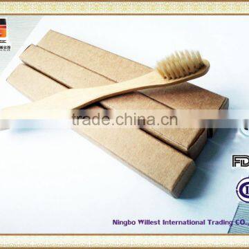 Curvy Shape Bamboo Handle Toothbrush photo-6