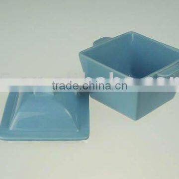 New Square shape mini stoneware casserole