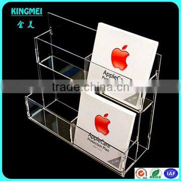 Shop Clear Table Top Acrylic A5 2 Tiers Brochure Display Holder, Magazine Rack photo-3