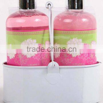 2 PCS BATH SET W/IRON DRUM