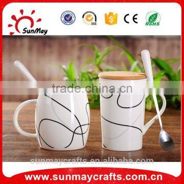 Wholesale Custom High Quality Ceramic Mug With Spoon photo-4