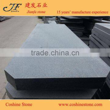 Decorative Stone China Sesame Black Granite G654 Granite Dark Grey Granite Outdoor Stairs Steps photo-4