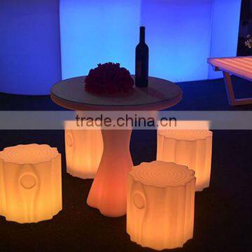 popular cheap party restaurant led luminous table and chairs for sale