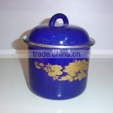 Big Size Promotion Enamel Cup Printed Enamel Mugs