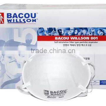 Honeywell Bacou 801 NIOSH Certificate Respirator, N95 Dust Mask photo-5