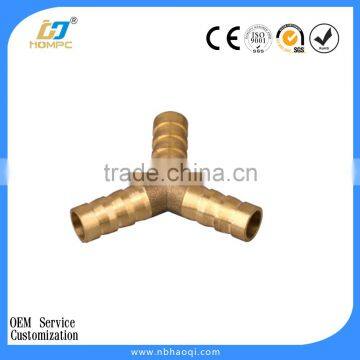 y tee copper pipe fitting copper male hose fitting