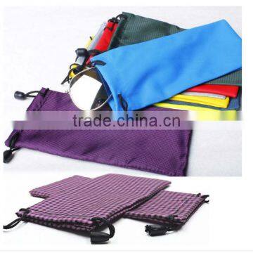 Cheap Soft Cloth Microfiber Jewely Bag Case For Sunglasses Glasses Random Delivery photo-3