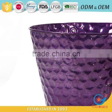 10 Inch Modern Outdoor Planters Galvanised Pots for Plants Zinc Plant Pot photo-5