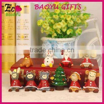 Mini CUTE fashional Resin decoration ,Zakka Christmas gift look up at the sky of animal resin handicraft