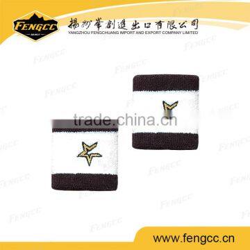 Promotional Sport Customized Embroidery Logo Towel Cotton Wristband photo-5