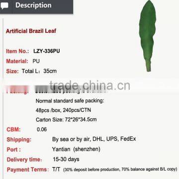 Decorative Artificial Plants Brazil Leaves for Sale Artificial Leaves photo-2