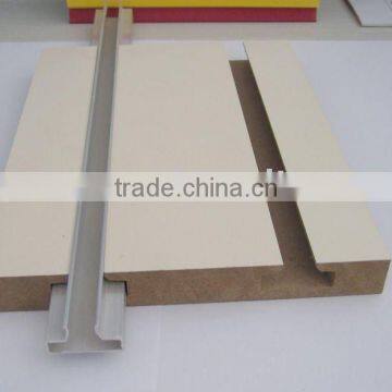 melamine mdf slatwall panel