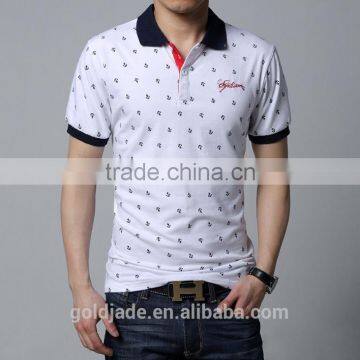 Fashion Style High Quality Custom Fitted Polo Shirts Wholesale Embroidered Logo Polo Shirts For Men photo-3