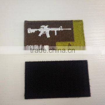 China Direct Factory Wholesale Fashion Woven Patch, Woven Badge photo-4
