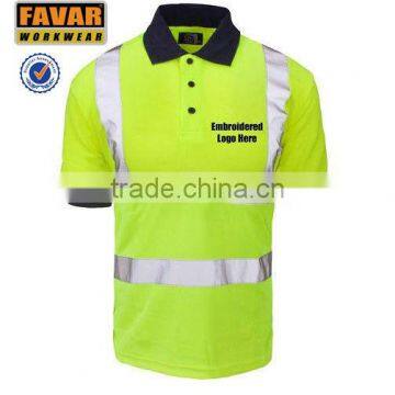 china summer hot selling mens hivis safety polo shirt