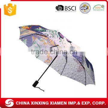 New Design Auto Paper Printing Umbrella Manufacturer With Logo Printing outdoor