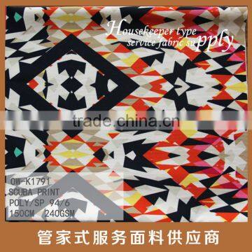 POLY SPANDEX SCUBA PRINT FOR GARMENT photo-4