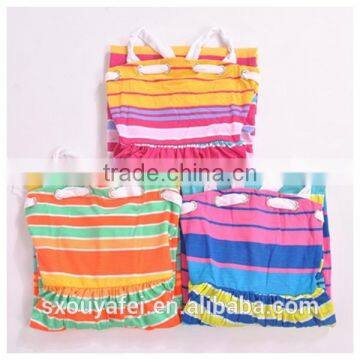 Stock Apparel for Girl's One Piece Beach Long Stripe Dress on Sell photo-2