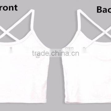 Sexy Promotional Back X-croseed Ladies Vest photo-3