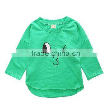 Wholesale Children's Clothing With Long Sleeves Colorful Cartoon Patten Children Design Cotton T-shirts photo-3