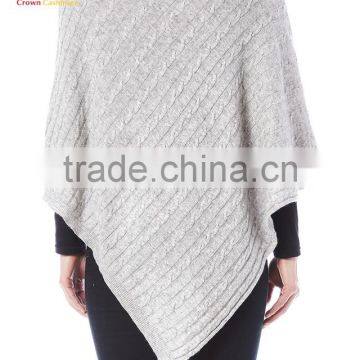 Classic Luxury Poncho Wool Poncho in Cashmere photo-2