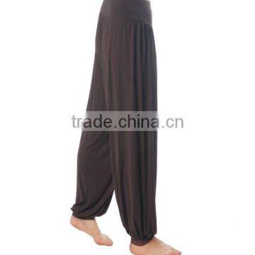 OEM Bulking Buy Closed Bottom Polyester/cotton Yarn Custom Women Yoga Pants Wholesale photo-3
