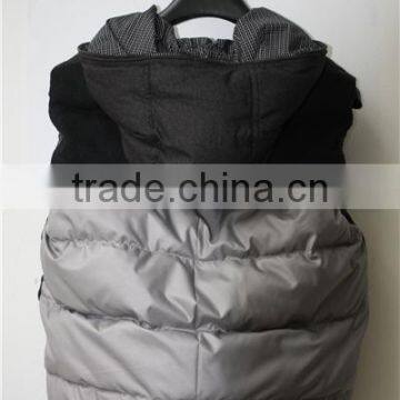 2014-2015 New Fashion Men's Winter Woolen Coat Men Fashion Waistcoat photo-3