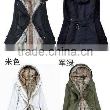 Women's Long Down Coat Winter Outerwear With Hood photo-3