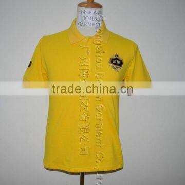 Cotton Men's Knitted Short Sleeve Polo T Shirtfor Men