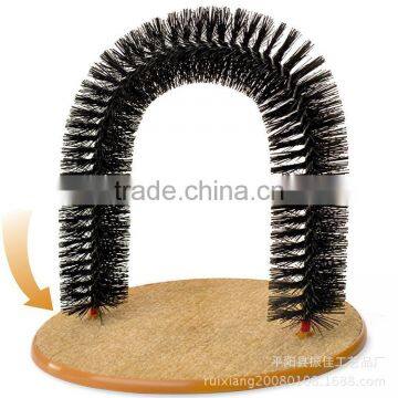 Cat Scratch Itch Toys Rubbing Exercise Toys Bow Hair Brush photo-4