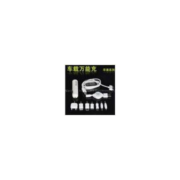 Universal USB Samsung Car Phone Chargers Cable 6 Adaptor Connectors