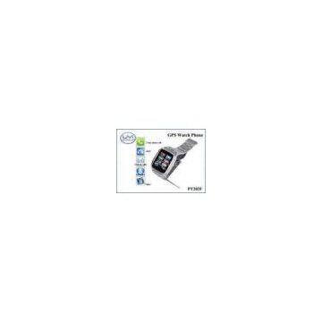 PT202F Fashionable Real Time Wireless GPS Wrist Watch Tracker with 1.3MP Camera + Bluetooth + FM+ MP