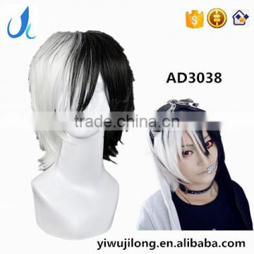 AD3038 monokuma /Black Jack Wig Cosplay white and black cosplay wigs