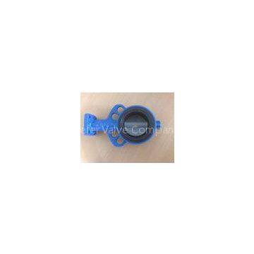 ISO & CE Certificate Cast Iron Body Handle / Gear Burrerfly Valve With Coated Nylon