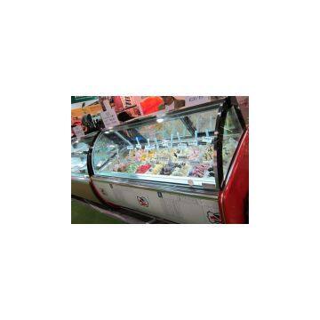 Ice cream display Cabinet/gelato case/ice cream display freezer