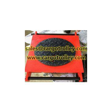 Heavy load moving skates applications