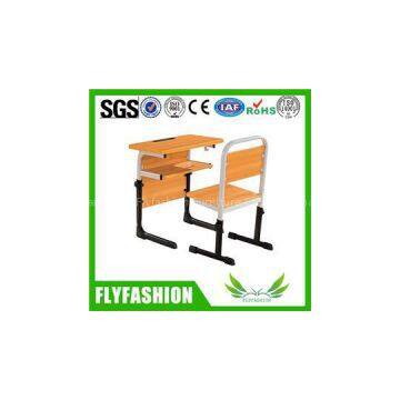 Adjustable Wooden School Student Study Desk And Chair Set (SF-51S)