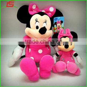 wholesale baby kids cartoon doll Minnie Mouse plush stuffed toy