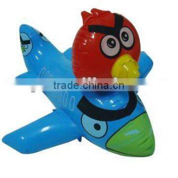 Cheap and fine quality pvc inflatable airplane shape pvc kids toy,promotion cartoon toys