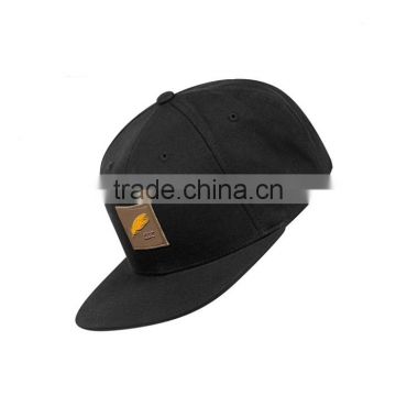 wholesale Custom leather patch logo acrylic snapback hats