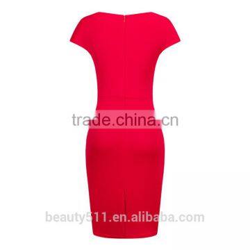 Free Shipping 2017 New Design Wholesale Plus Size Korea Fashion Printed Loose Casual Women Dresses SD35 photo-3