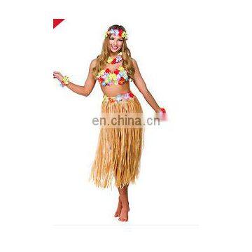 Girls sexy hula skirt latest design hawaiian costumes GT2099