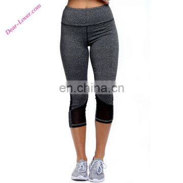 New Active Black High Waisted Workout Running Tights Woman Leggings