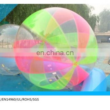 2 meter diameter TPU water walking ball/rental inflatable water ball