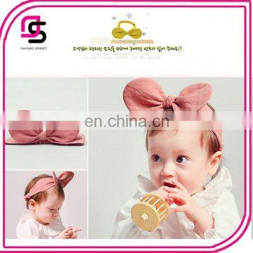 2017 New Design Latest Design Bowknot Elastic Hairband for Girl Baby