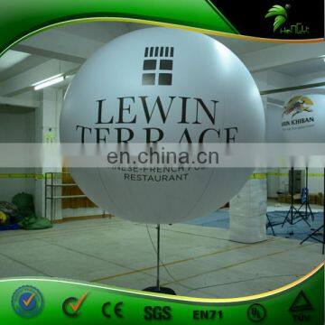 Outdoor Advertising Inflatble Standing Balloon With Lights , Inflatable Remote Control Led Tripod Balloon photo-4