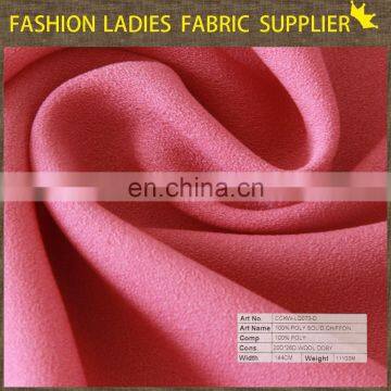 Shaoxing Textile 100% Poly Chiffon Cheap and Good Chiffon Fabric photo-6