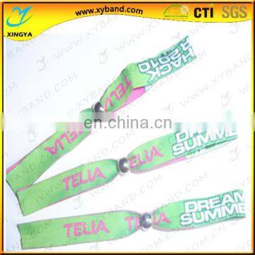 2016 popular reuse woven party wristband