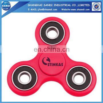 Promotional plastic custom logo printed hand fidget spinner